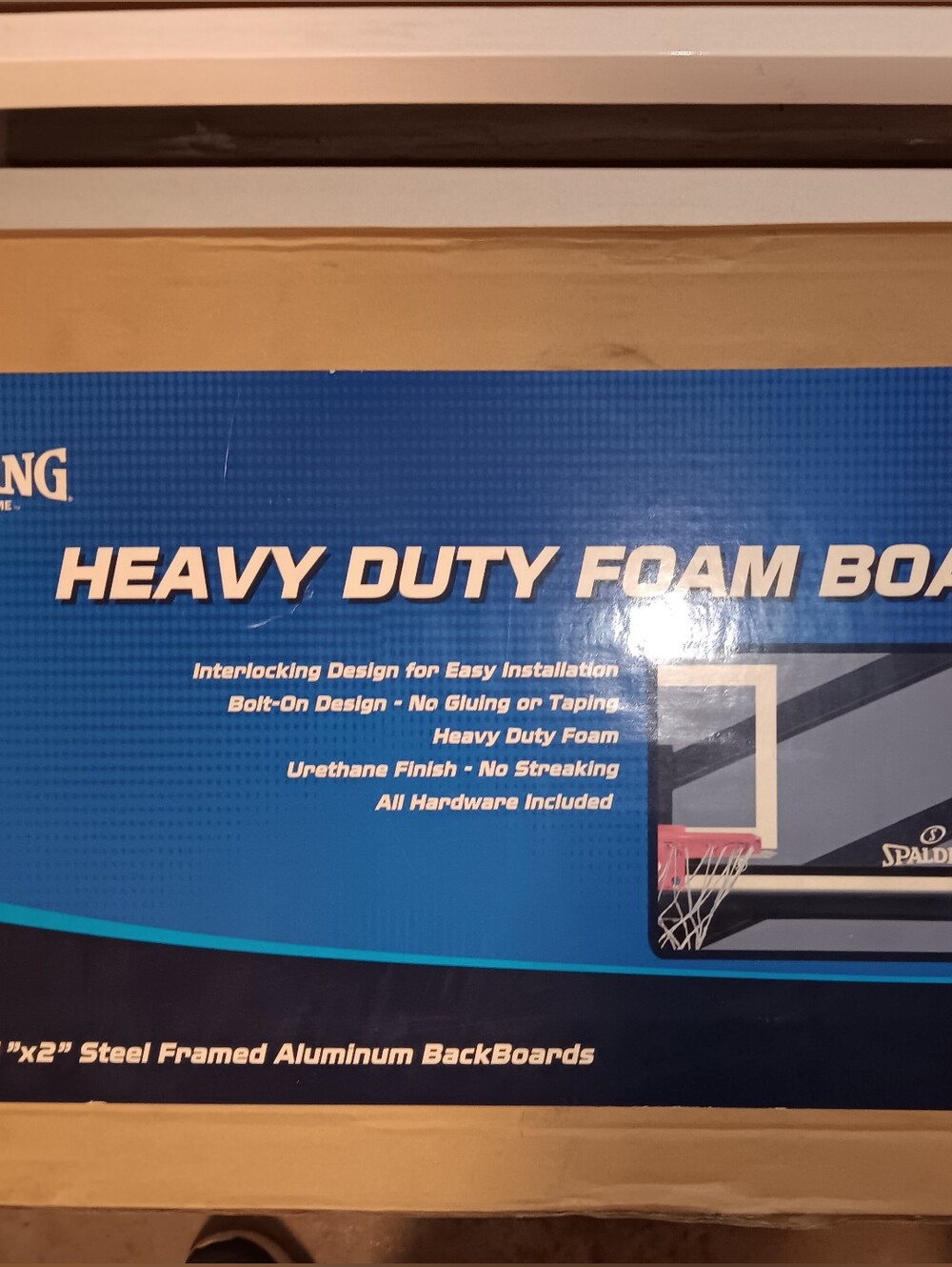 NBA SPAULDING Heavy Duty Foam Backboard PAD New And Sealed.